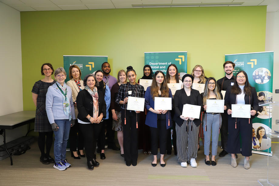 Delta Omega Honors a Decade of Academic Achievements in Public Health at Mason
